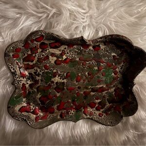 Artistic Multicolor ‘Lickable’ Serving Platter